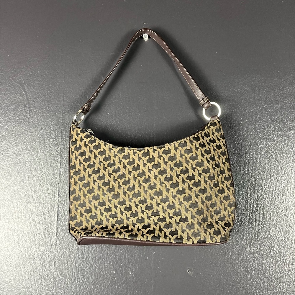 Vintage y2k NY monogram shoulder bag